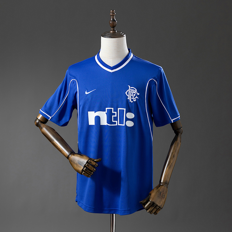 Camiseta retro de local de los Rangers 99-01, tallas S-XXL